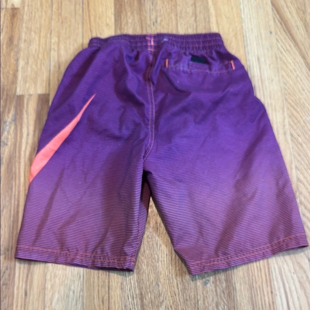 Nike Boys Purple and Orange Swim Shorts Size Small 8/10